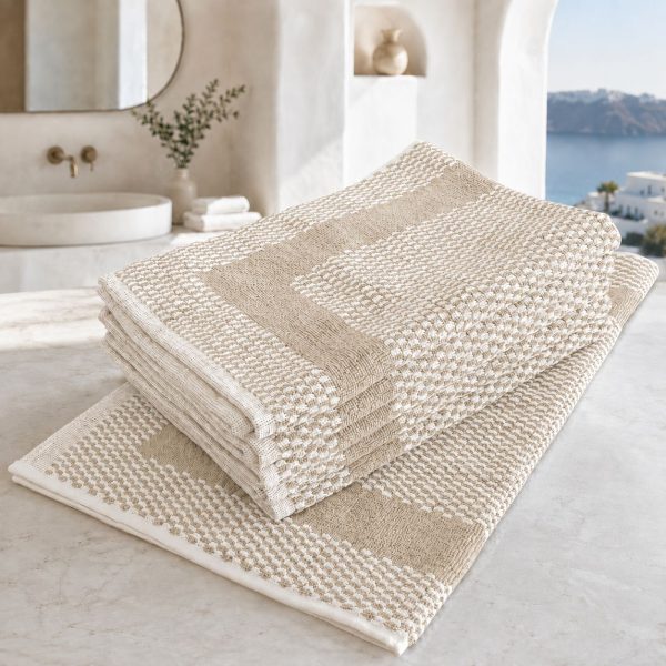 tapeto mpaniou beige cotton